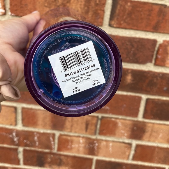 Starbucks Purple Floral reusable cup - Picture 5 of 5